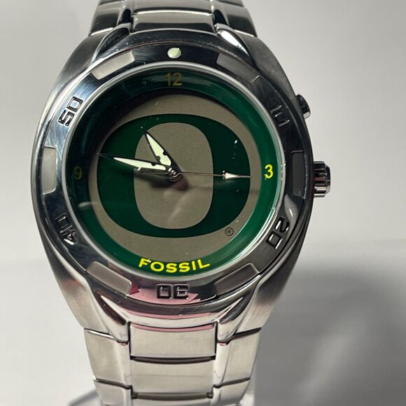 Oregon Ducks NCAA Stainless-Steel Kaleido Watch by Fossil NEW (RARE) - Picture 8 of 9